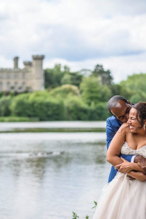 Nestled amongst lush green trees in the Herefordshire countryside, Eastnor Castle is steeped in history & is the perfect setting for a fairytale wedding.