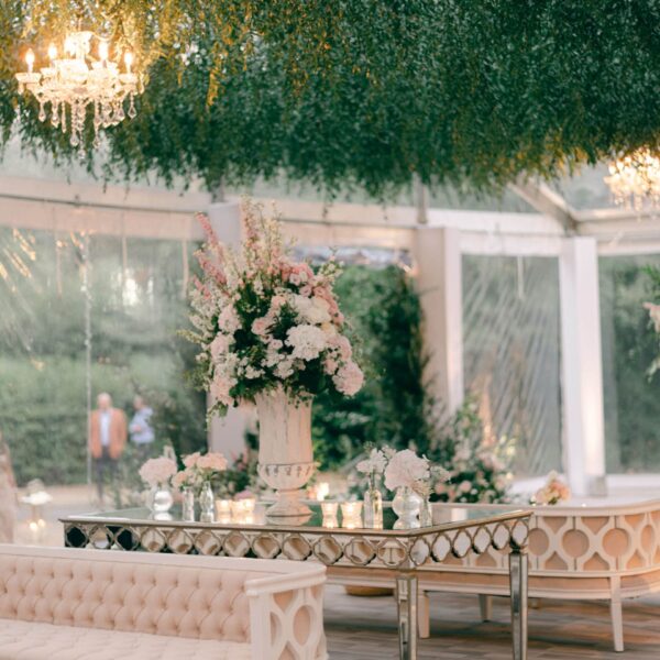 Marquee floral designs at Multi-cultural and Multi Day Wedding
