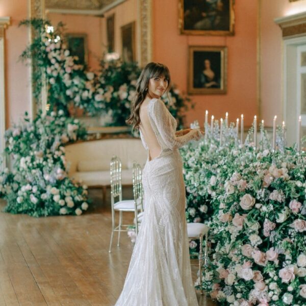 See the Ballroom at Avington Park Winchester with wedding flowers by Paula Rooney
