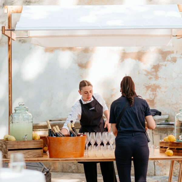 Jardines de Alfabia Wedding Mallorca Violeta Minnick Photography Outdoor Bar