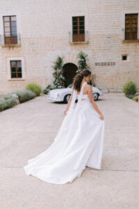 Finca Morneta Wedding Mallorca Ross Hurley Photography Bride Walks Driveway