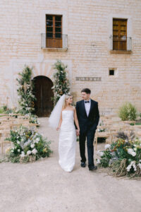 Finca Morneta Wedding Mallorca Ross Hurley Photography Bride Groom Aisle Flowers